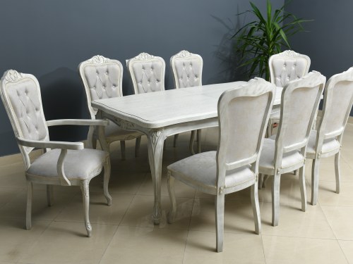 Renesans սեղան white+Arianna աթոռ